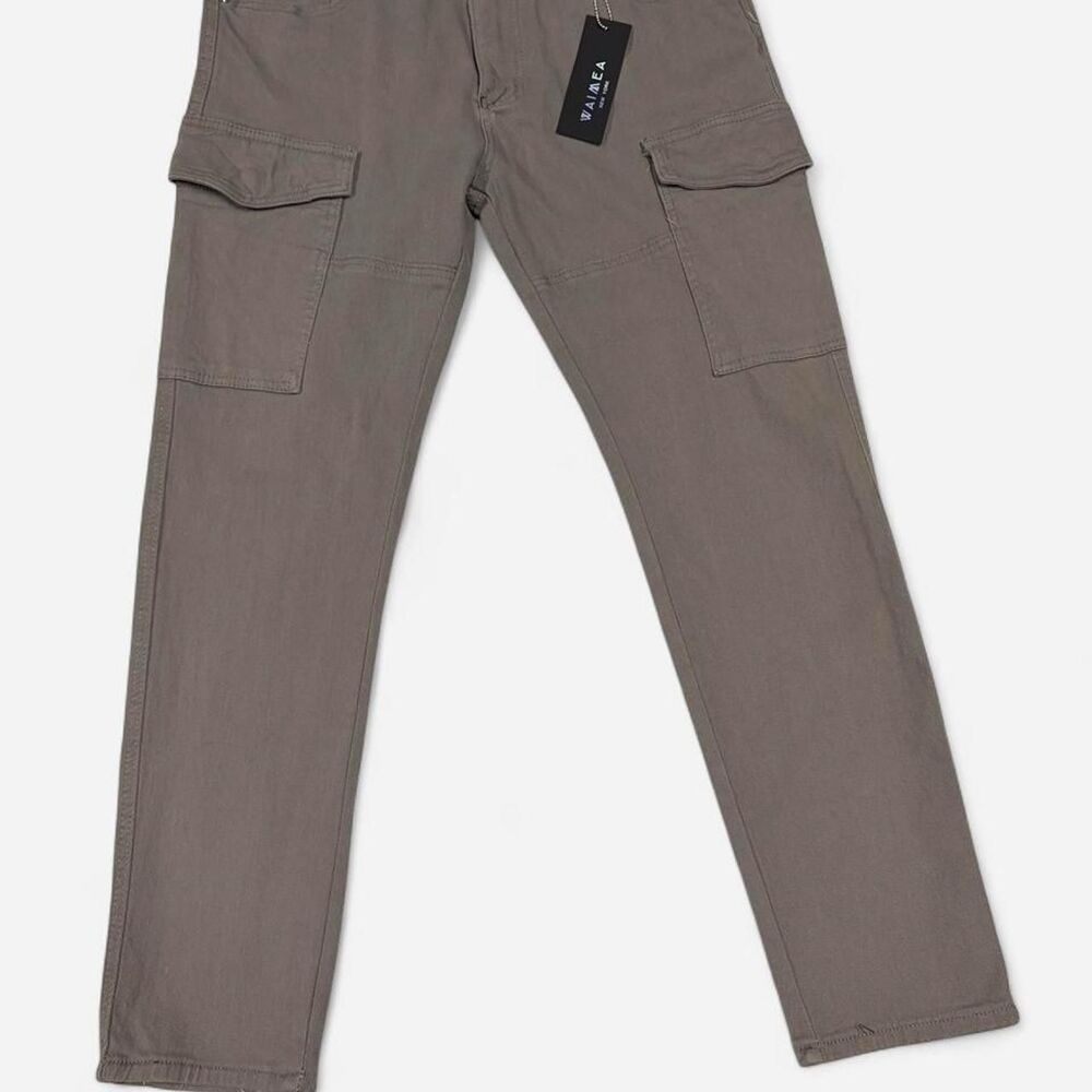 Waimea New York Skinny Fit Cargo Pants Grey 36x32 NWT